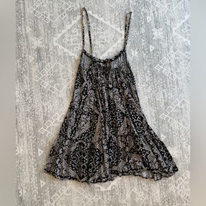 Lovely Denim Paisley Dress